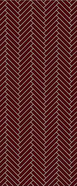 Red Double Herringbone Tile Acrylic Shower Panel 2440mm x 1220mm ( 3mm Thick) - CladdTech