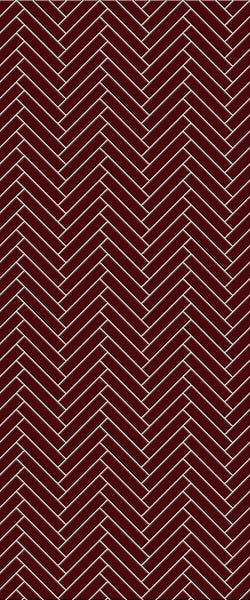 Red Double Herringbone Tile Acrylic Shower Panel 2440mm x 1220mm ( 3mm Thick) - CladdTech