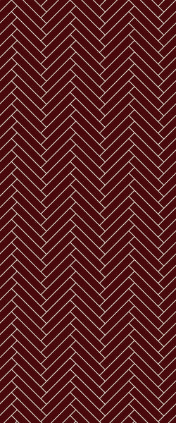 Red Double Herringbone Tile Acrylic Shower Panel 2440mm x 1220mm ( 3mm Thick) - CladdTech