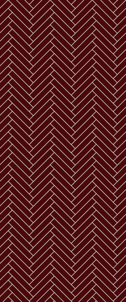 Red Double Herringbone Tile Acrylic Shower Panel 2440mm x 1220mm ( 3mm Thick) - CladdTech