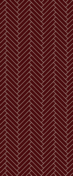 Red Double Herringbone Tile Acrylic Shower Panel 2440mm x 1220mm ( 3mm Thick) - CladdTech