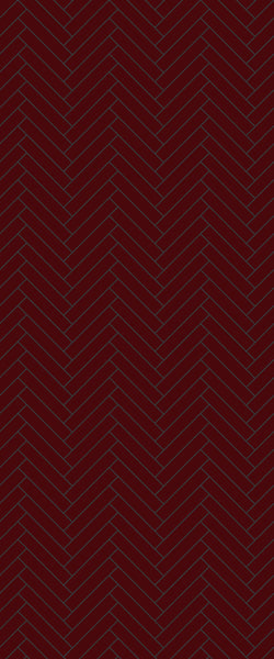 Red Double Herringbone Tile Acrylic Shower Panel 2440mm x 1220mm ( 3mm Thick) - CladdTech