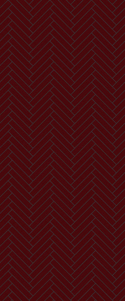 Red Double Herringbone Tile Acrylic Shower Panel 2440mm x 1220mm ( 3mm Thick) - CladdTech