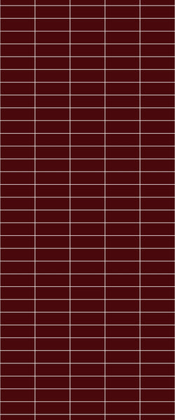 Red Horizontal Block Tile Acrylic Shower Panel 2440mm x 1220mm ( 3mm Thick) - CladdTech