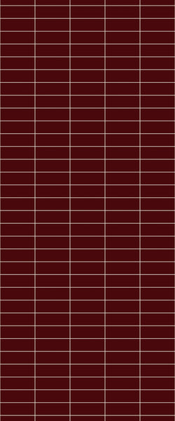 Red Horizontal Block Tile Acrylic Shower Panel 2440mm x 1220mm ( 3mm Thick) - CladdTech