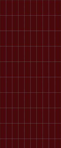 Red Vertical Block Tile Acrylic Shower Panel 2440mm x 1220mm ( 3mm Thick) - CladdTech