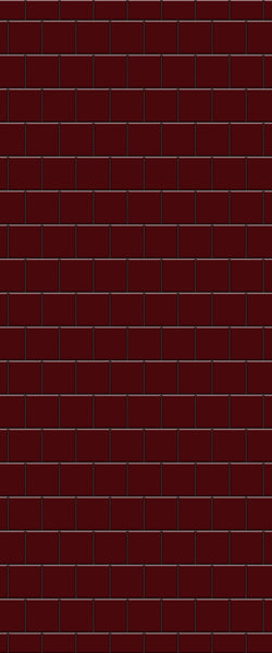 Red Large Square's Tile Acrylic Shower Wall Panel 2440mm x 1220mm ( 3mm Thick) - CladdTech