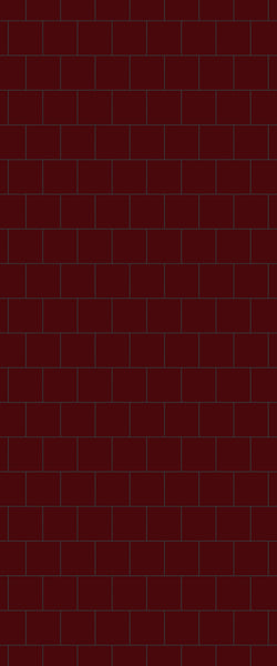 Red Large Square's Tile Acrylic Shower Wall Panel 2440mm x 1220mm ( 3mm Thick) - CladdTech