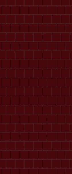 Red Large Square's Tile Acrylic Shower Wall Panel 2440mm x 1220mm ( 3mm Thick) - CladdTech