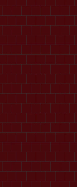 Red Large Square's Tile Acrylic Shower Wall Panel 2440mm x 1220mm ( 3mm Thick) - CladdTech