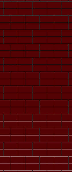 Red Brickbond Tile Acrylic Shower Wall Panel 2440mm x 1220mm ( 3mm Thick) - CladdTech