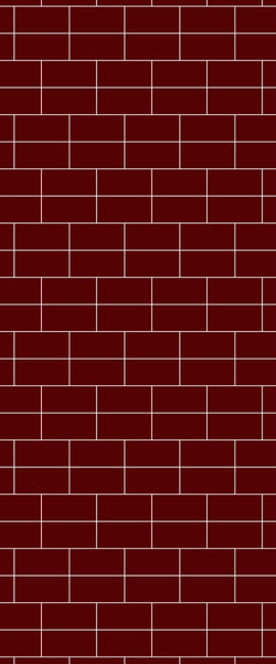 Red Brickbond Tile Acrylic Shower Wall Panel 2440mm x 1220mm ( 3mm Thick) - CladdTech