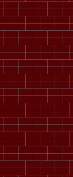 Red Brickbond Tile Acrylic Shower Wall Panel 2440mm x 1220mm ( 3mm Thick) - CladdTech
