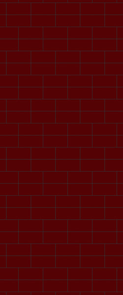Red Brickbond Tile Acrylic Shower Wall Panel 2440mm x 1220mm ( 3mm Thick) - CladdTech