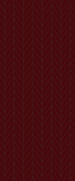 Red Chevron Tile Acrylic Shower Wall Panel 2440mm x 1220mm ( 3mm Thick) - CladdTech