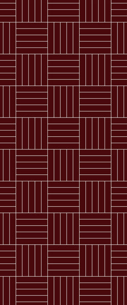 Red Mosaic Tile Acrylic Shower Wall Panel 2440mm x 1220mm ( 3mm Thick) - CladdTech