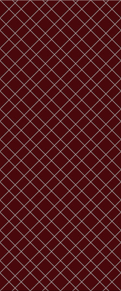 Red Basket Weave Tile Acrylic Shower Panel 2440mm x 1220mm ( 3mm Thick) - CladdTech