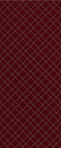 Red Basket Weave Tile Acrylic Shower Panel 2440mm x 1220mm ( 3mm Thick) - CladdTech