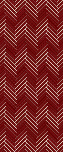 Red Double Herringbone Tile Acrylic Shower Panel 2440mm x 1220mm ( 3mm Thick) - CladdTech