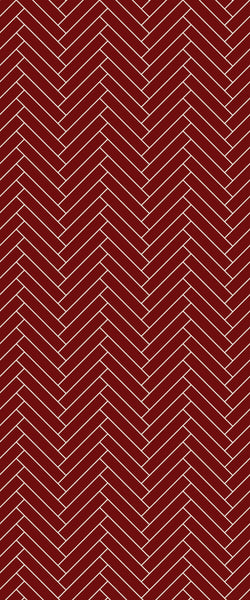 Red Double Herringbone Tile Acrylic Shower Panel 2440mm x 1220mm ( 3mm Thick) - CladdTech