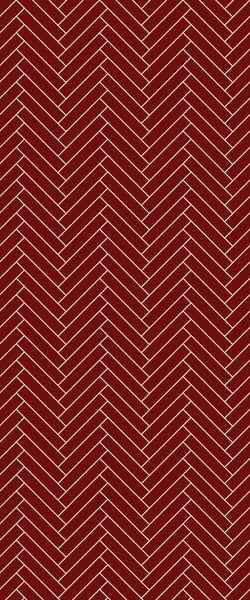 Red Double Herringbone Tile Acrylic Shower Panel 2440mm x 1220mm ( 3mm Thick) - CladdTech