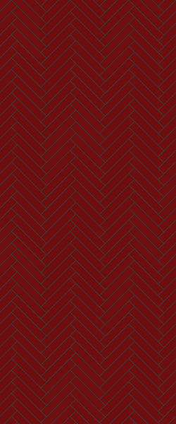 Red Double Herringbone Tile Acrylic Shower Panel 2440mm x 1220mm ( 3mm Thick) - CladdTech