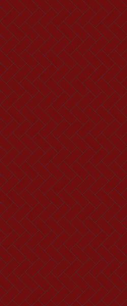 Red Diagonal Herringbone Tile Acrylic Shower Panel 2440mm x 1220mm ( 3mm Thick) - CladdTech