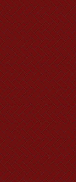 Red Diagonal Herringbone Tile Acrylic Shower Panel 2440mm x 1220mm ( 3mm Thick) - CladdTech