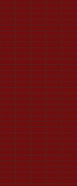 Red Horizontal Block Tile Acrylic Shower Panel 2440mm x 1220mm ( 3mm Thick) - CladdTech