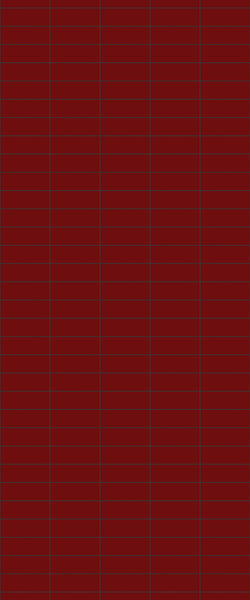 Red Horizontal Block Tile Acrylic Shower Panel 2440mm x 1220mm ( 3mm Thick) - CladdTech