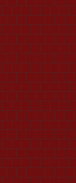 Red Large Square's Tile Acrylic Shower Wall Panel 2440mm x 1220mm ( 3mm Thick) - CladdTech