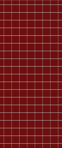 Red Checkerboard Tile Acrylic Shower Wall Panel 2440mm x 1220mm ( 3mm Thick) - CladdTech