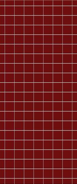 Red Checkerboard Tile Acrylic Shower Wall Panel 2440mm x 1220mm ( 3mm Thick) - CladdTech