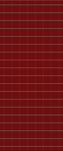 Red Checkerboard Tile Acrylic Shower Wall Panel 2440mm x 1220mm ( 3mm Thick) - CladdTech