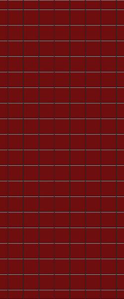 Red Checkerboard Tile Acrylic Shower Wall Panel 2440mm x 1220mm ( 3mm Thick) - CladdTech