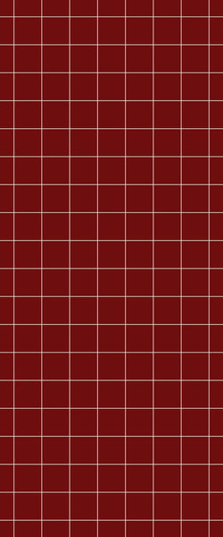 Red Checkerboard Tile Acrylic Shower Wall Panel 2440mm x 1220mm ( 3mm Thick) - CladdTech