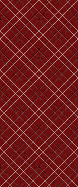 Red Basket Weave Tile Acrylic Shower Panel 2440mm x 1220mm ( 3mm Thick) - CladdTech