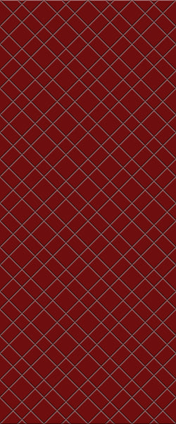 Red Basket Weave Tile Acrylic Shower Panel 2440mm x 1220mm ( 3mm Thick) - CladdTech