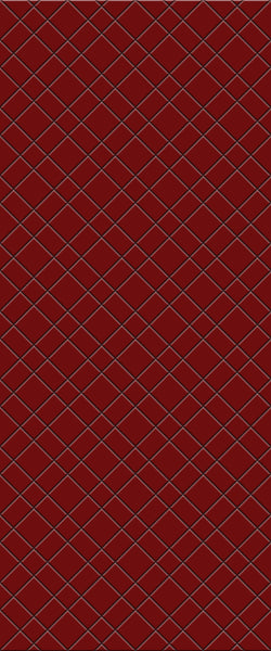 Red Basket Weave Tile Acrylic Shower Panel 2440mm x 1220mm ( 3mm Thick) - CladdTech