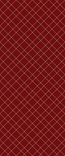 Red Basket Weave Tile Acrylic Shower Panel 2440mm x 1220mm ( 3mm Thick) - CladdTech