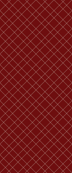 Red Basket Weave Tile Acrylic Shower Panel 2440mm x 1220mm ( 3mm Thick) - CladdTech