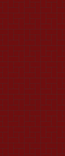 Red Windmill Tile Acrylic Shower Panel 2440mm x 1220mm ( 3mm Thick) - CladdTech