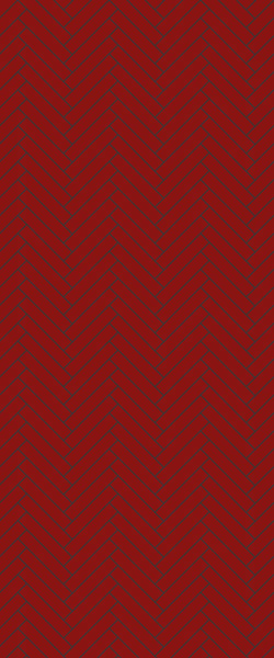 Red Double Herringbone Tile Acrylic Shower Panel 2440mm x 1220mm ( 3mm Thick) - CladdTech