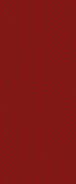 Red Double Herringbone Tile Acrylic Shower Panel 2440mm x 1220mm ( 3mm Thick) - CladdTech