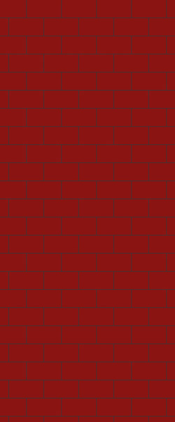 Red Subway Tile Acrylic Shower Panel 2440mm x 1220mm ( 3mm Thick) - CladdTech