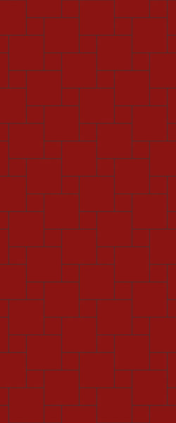 Red Pin Wheel Tile Acrylic Shower Wall Panel 2440mm x 1220mm ( 3mm Thick) - CladdTech