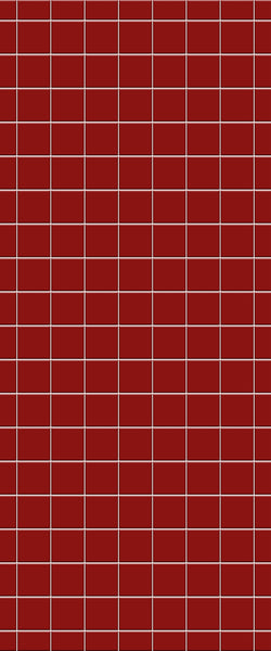 Red Checkerboard Tile Acrylic Shower Wall Panel 2440mm x 1220mm ( 3mm Thick) - CladdTech
