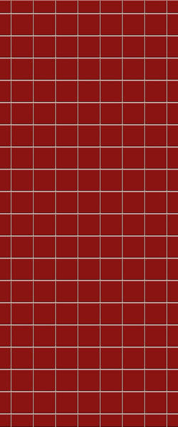 Red Checkerboard Tile Acrylic Shower Wall Panel 2440mm x 1220mm ( 3mm Thick) - CladdTech