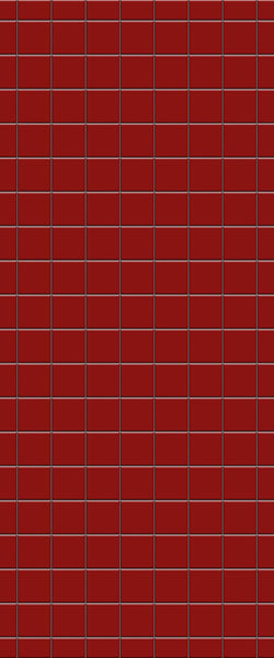 Red Checkerboard Tile Acrylic Shower Wall Panel 2440mm x 1220mm ( 3mm Thick) - CladdTech