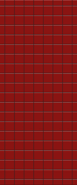 Red Checkerboard Tile Acrylic Shower Wall Panel 2440mm x 1220mm ( 3mm Thick) - CladdTech